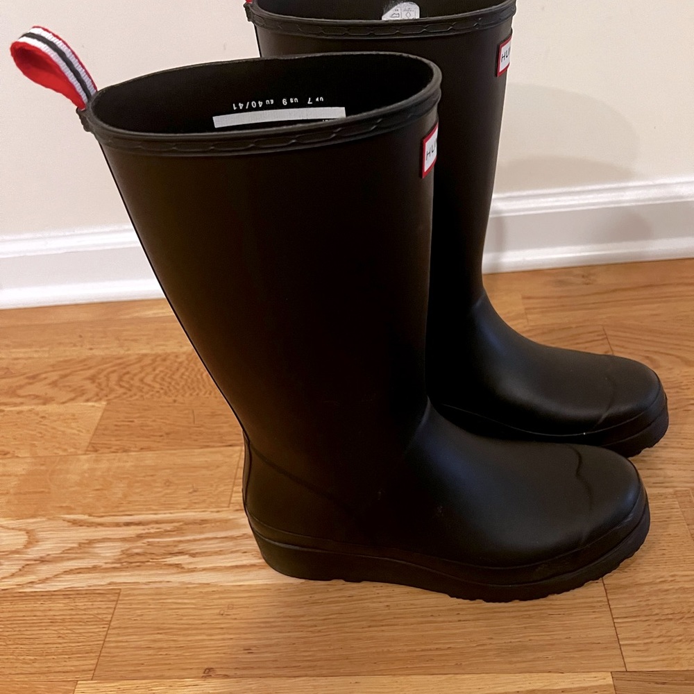 Hunter tall rain boots